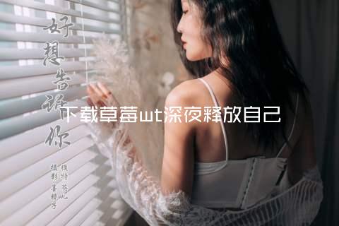 下载草莓wt深夜释放自己